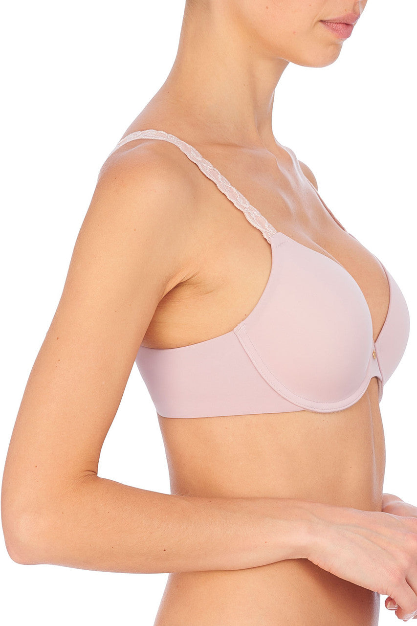 Pure Luxe Custom Coverage Contour Underwire Bra in Rose Beige/Pink Pearl Rose Beige/Pink Pearl