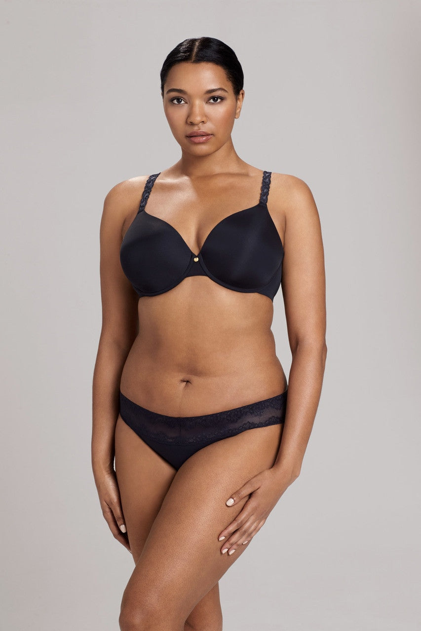 Buy Pure Luxe Custom Coverage Contour Underwire Bra in Black/Combo Online Black/Combo