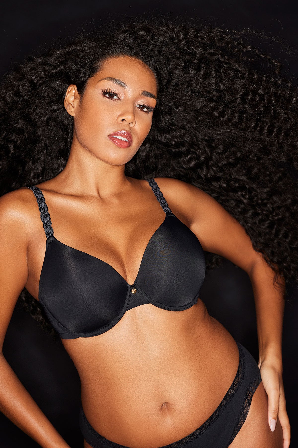 Buy Pure Luxe Custom Coverage Contour Underwire Bra in Black/Combo Online Black/Combo