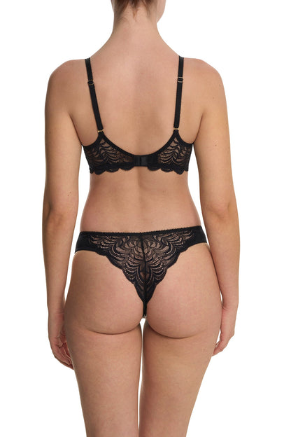Persuasion Convertible Plunge T-Shirt Bra Black