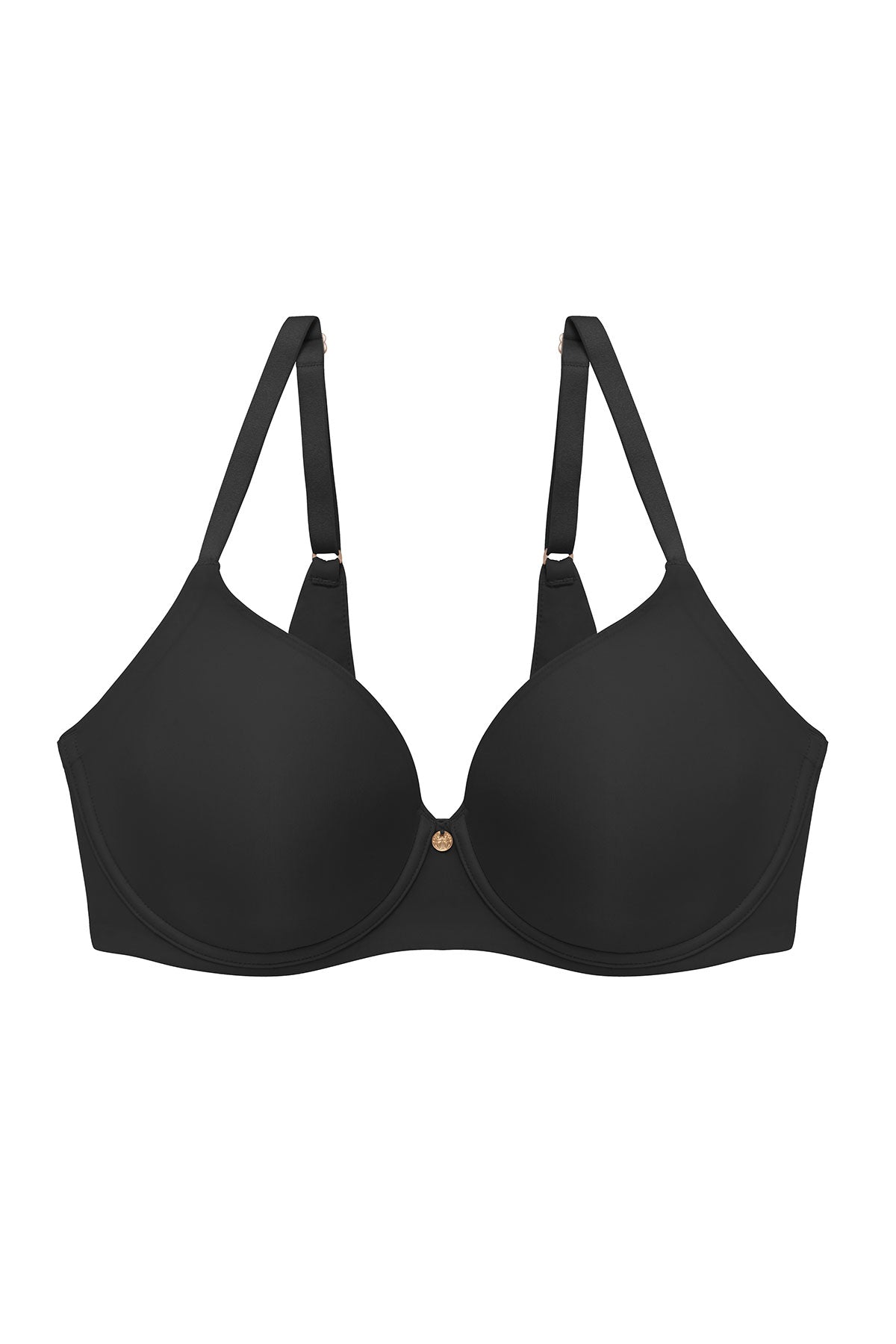 Cloud Comfort Back Smoothing T-Shirt Bra Black