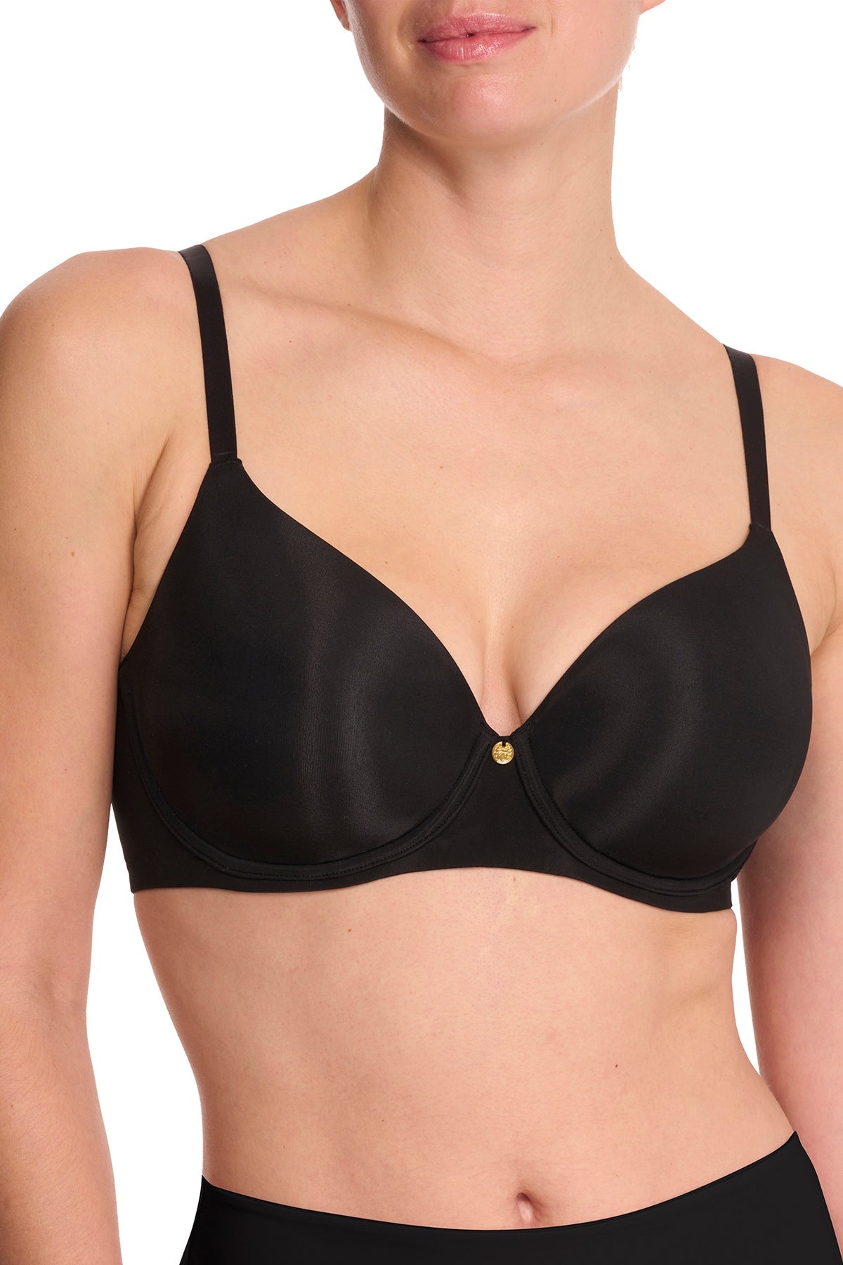 Cloud Comfort Back Smoothing T-Shirt Bra Black