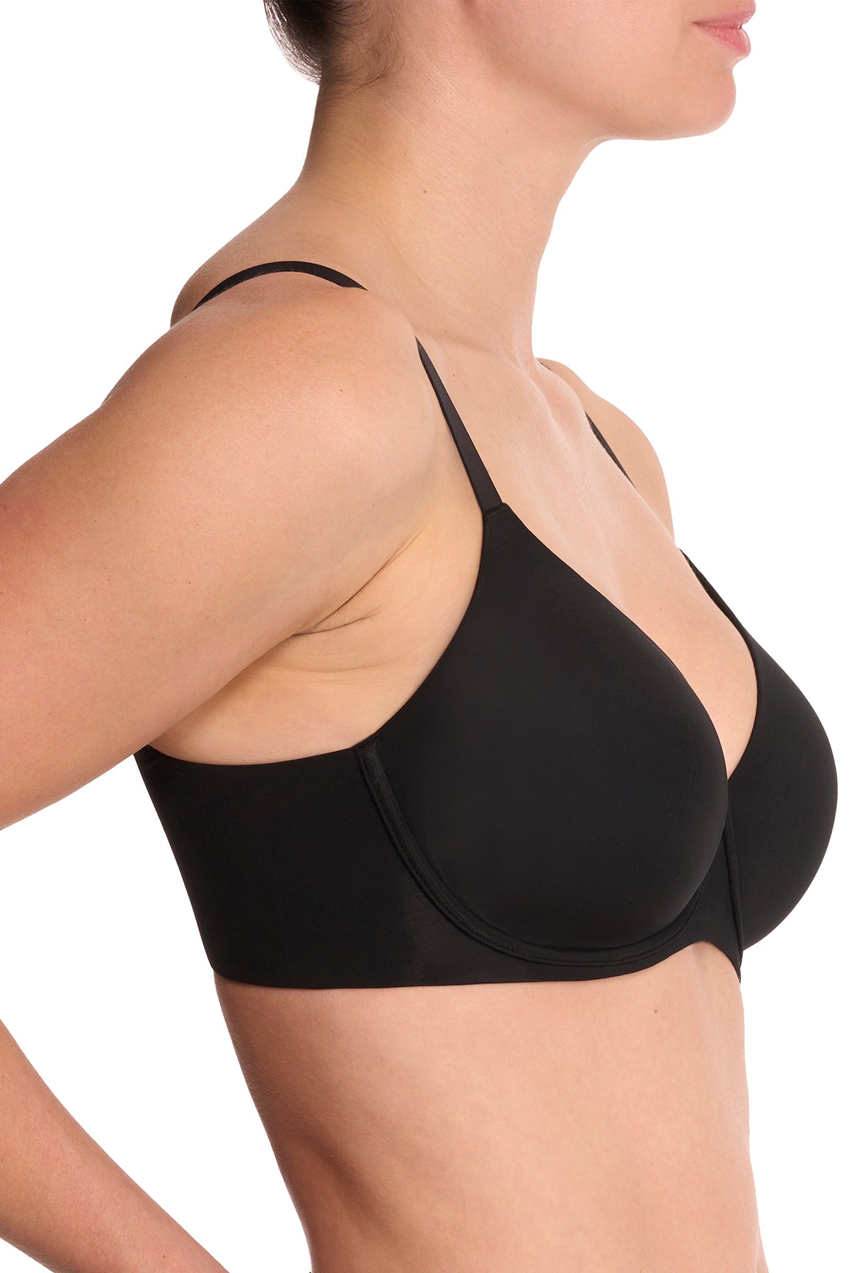 Cloud Comfort Back Smoothing T-Shirt Bra Black