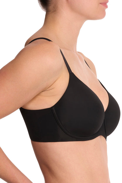 Cloud Comfort Back Smoothing T-Shirt Bra Black