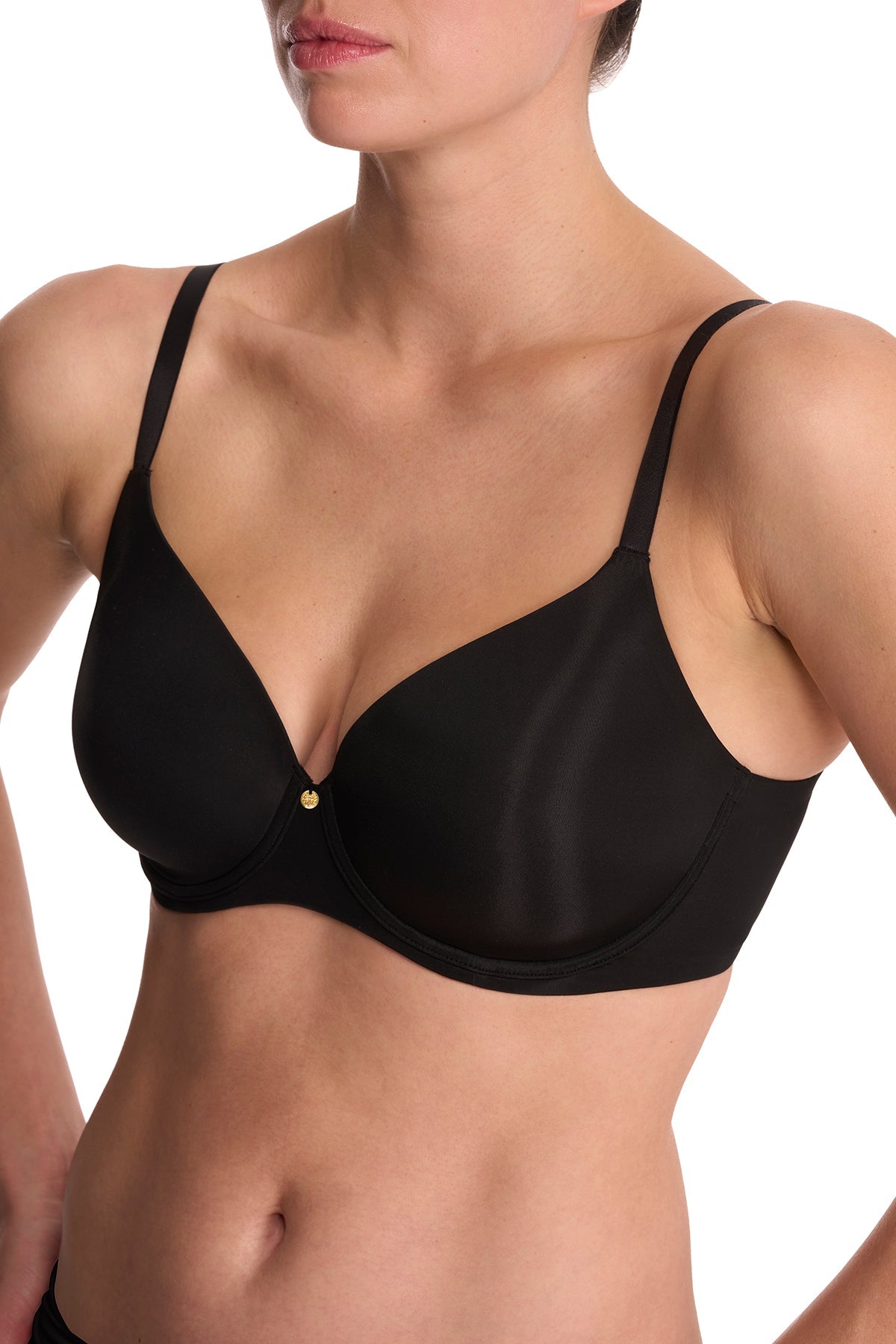 Cloud Comfort Back Smoothing T-Shirt Bra Black