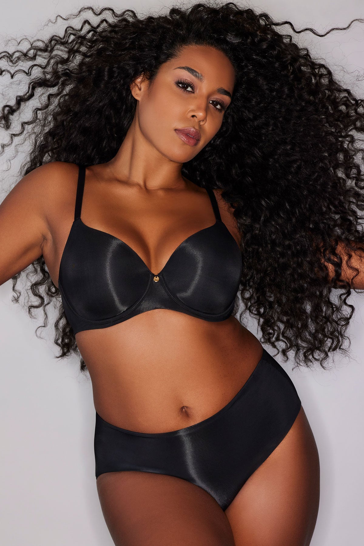 Cloud Comfort Back Smoothing T-Shirt Bra Black