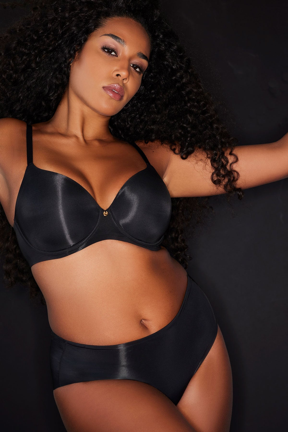 Cloud Comfort Back Smoothing T-Shirt Bra Black