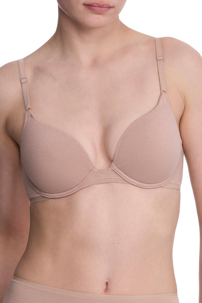 Bliss Cotton Convertible T-Shirt Bra Café