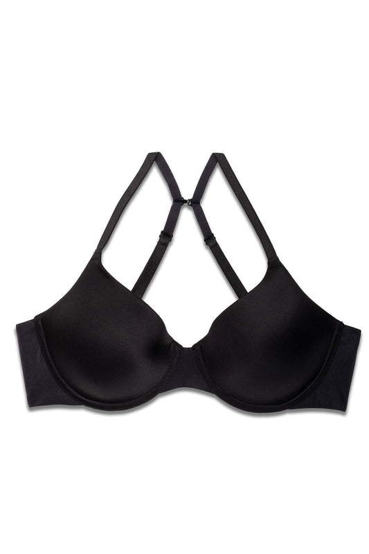 Natori EverFit Seamless Convertible T-Shirt Bra Black