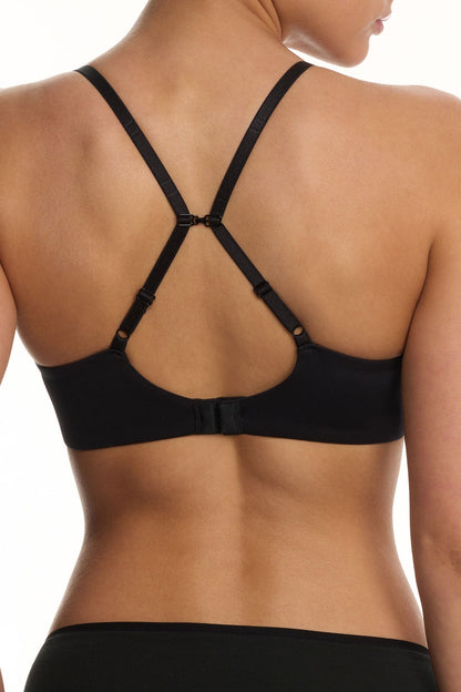 Natori EverFit Seamless Convertible T-Shirt Bra Black