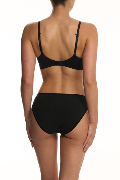 Natori EverFit Seamless Convertible T-Shirt Bra Black