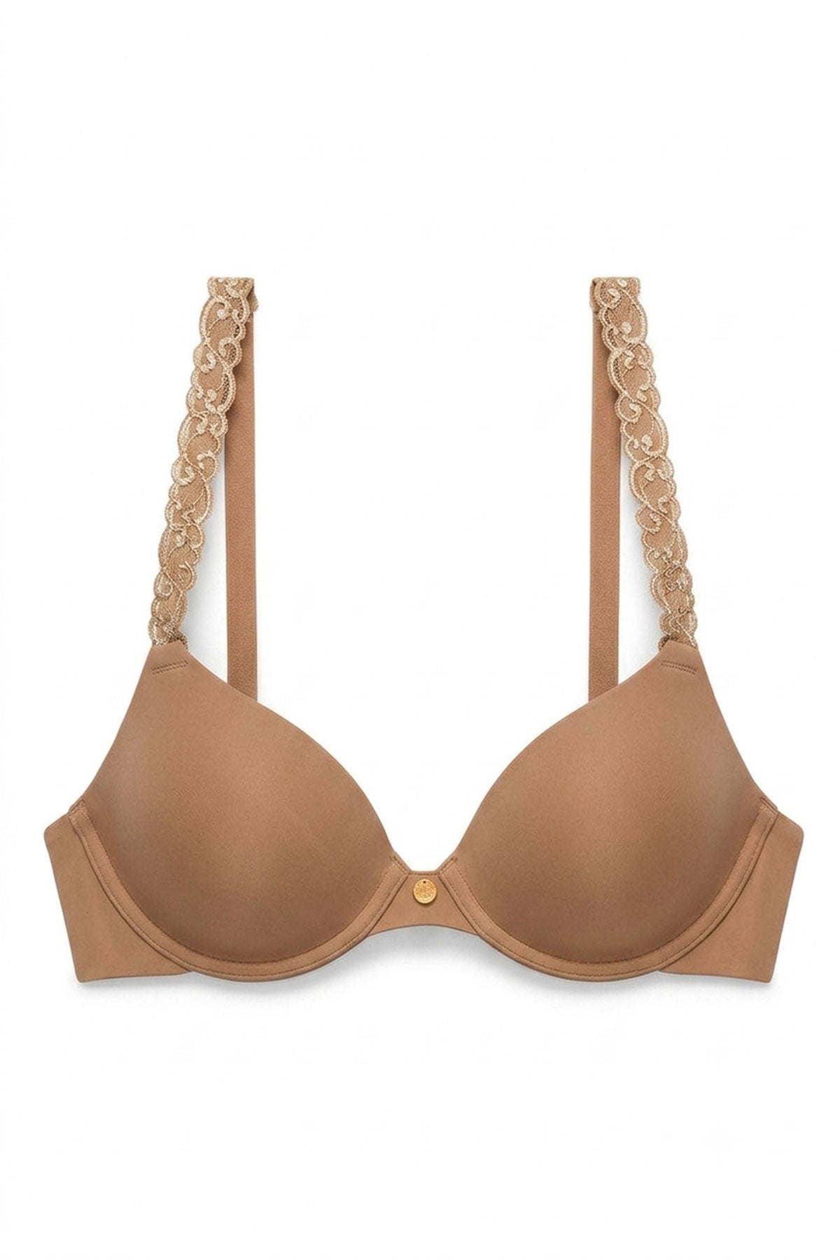 Buy Pure Luxe Custom Coverage Contour Underwire Bra in Buff/Cashmere Online Buff/Cashmere