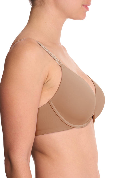 Buy Pure Luxe Custom Coverage Contour Underwire Bra in Buff/Cashmere Online Buff/Cashmere