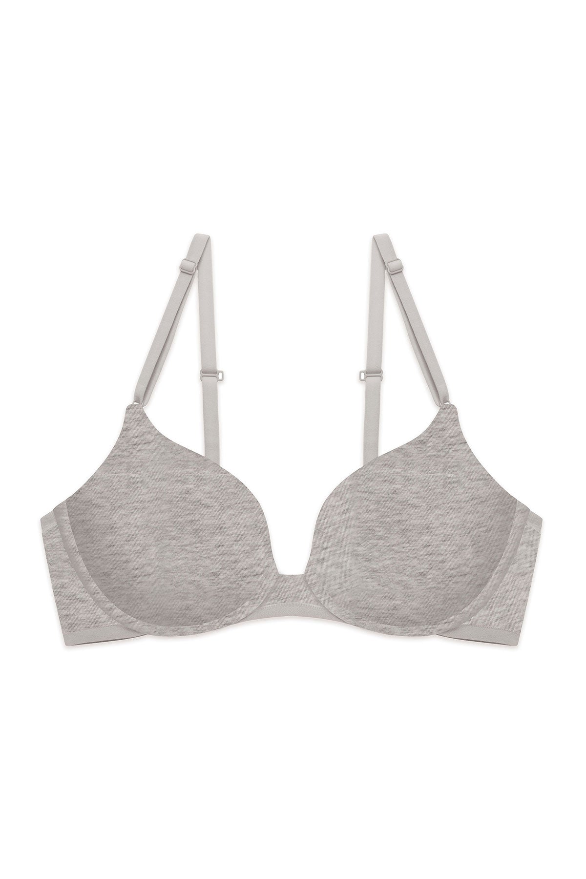 Bliss Cotton Convertible T-Shirt Bra Lt Grey Heather