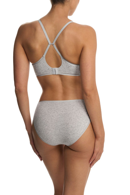 Bliss Cotton Convertible T-Shirt Bra Lt Grey Heather