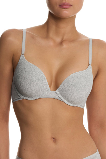 Bliss Cotton Convertible T-Shirt Bra Lt Grey Heather