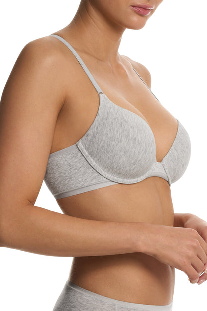 Bliss Cotton Convertible T-Shirt Bra Lt Grey Heather