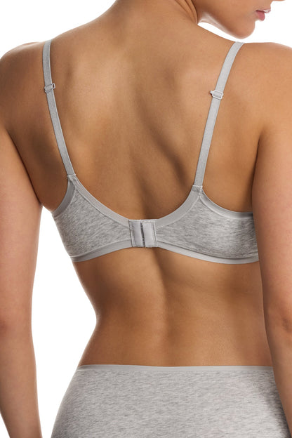 Bliss Cotton Convertible T-Shirt Bra Lt Grey Heather