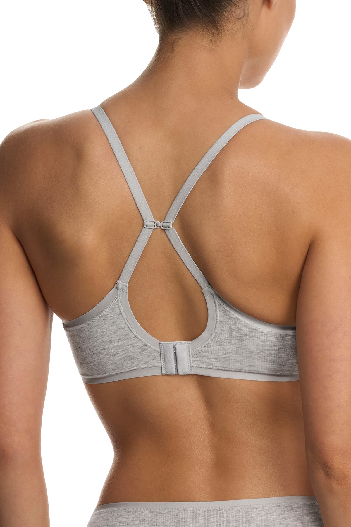 Bliss Cotton Convertible T-Shirt Bra Lt Grey Heather