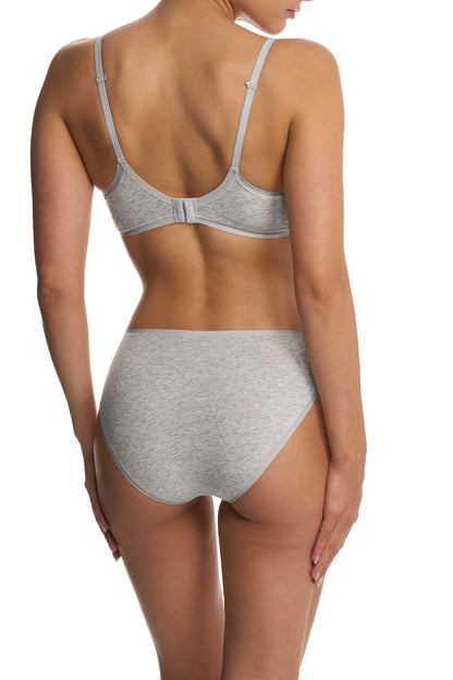 Bliss Cotton Convertible T-Shirt Bra Lt Grey Heather