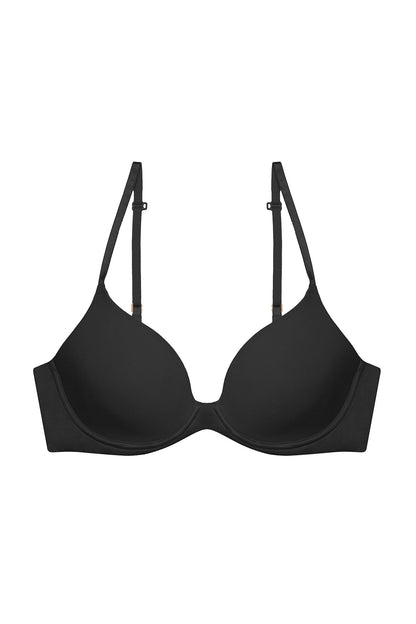 Soft Focus Convertible Demi T-Shirt Bra Black
