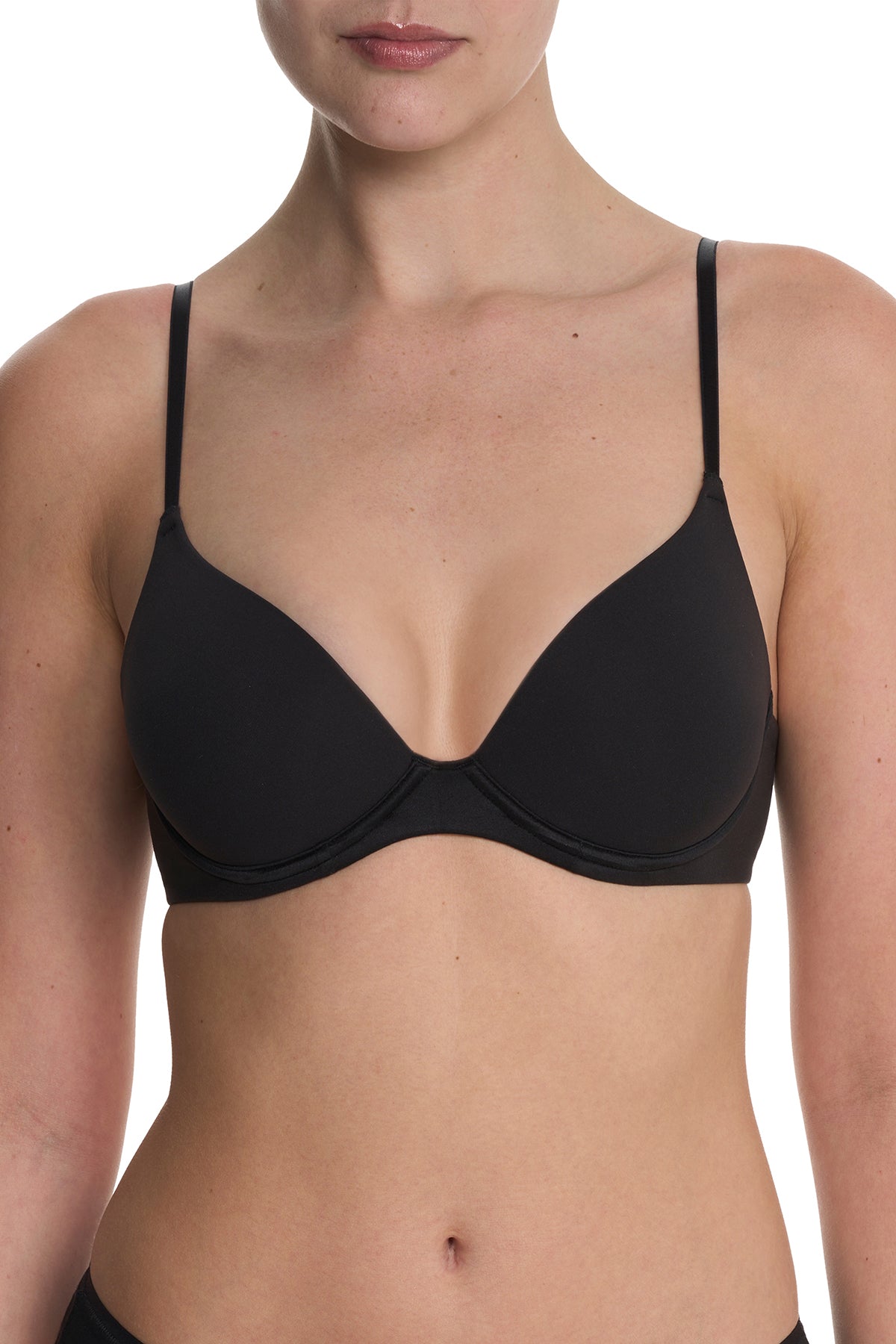 Soft Focus Convertible Demi T-Shirt Bra Black