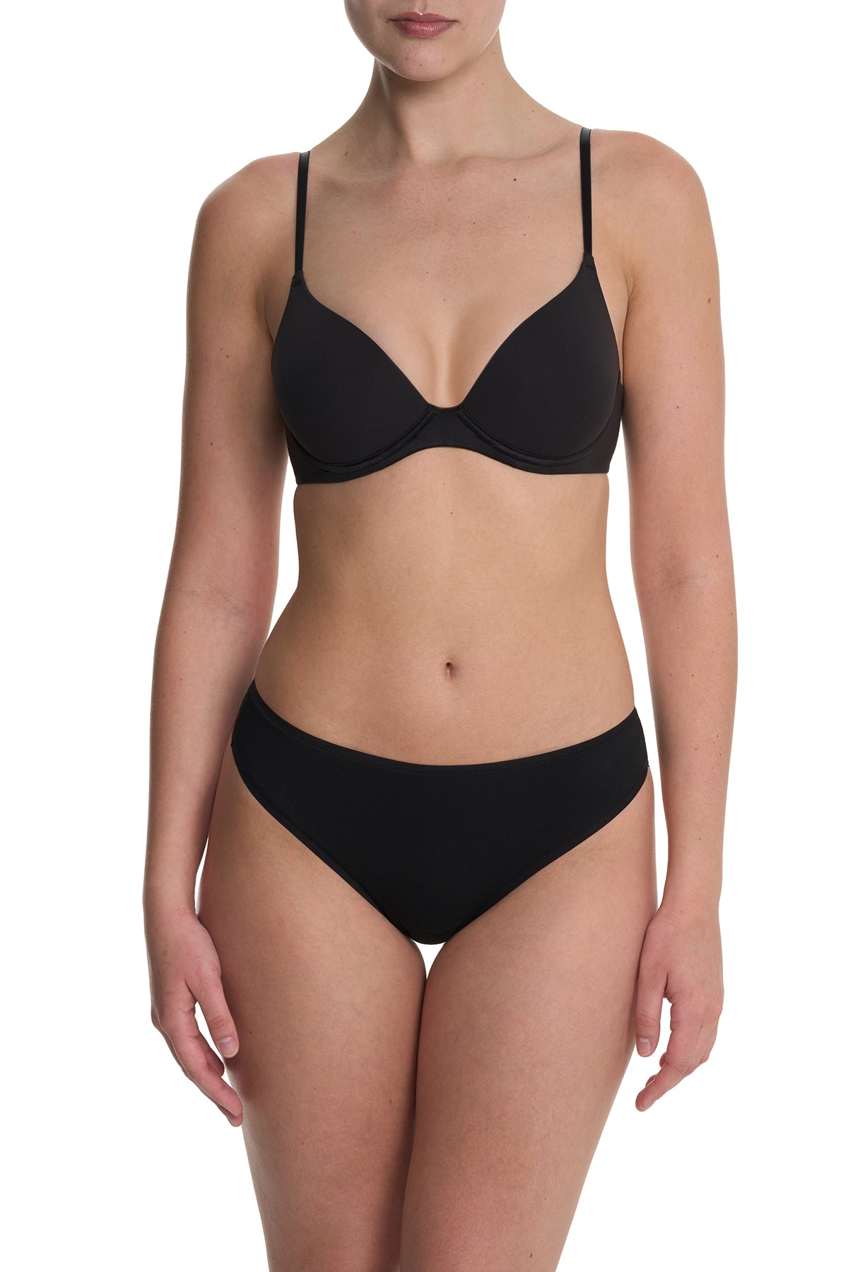 Soft Focus Convertible Demi T-Shirt Bra Black