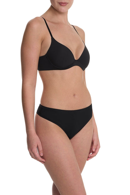 Soft Focus Convertible Demi T-Shirt Bra Black