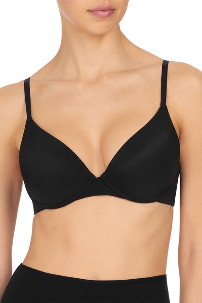Buy Minimal Convertible Push-Up Bra in Black Online Black