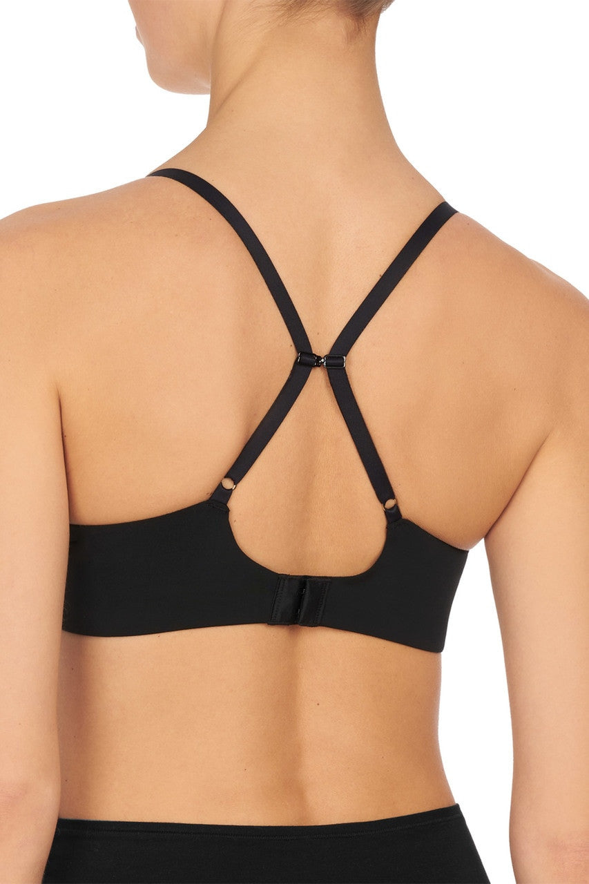 Buy Minimal Convertible Push-Up Bra in Black Online Black