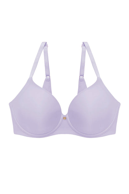 Cloud Comfort Back Smoothing T-Shirt Bra Purple Pearl