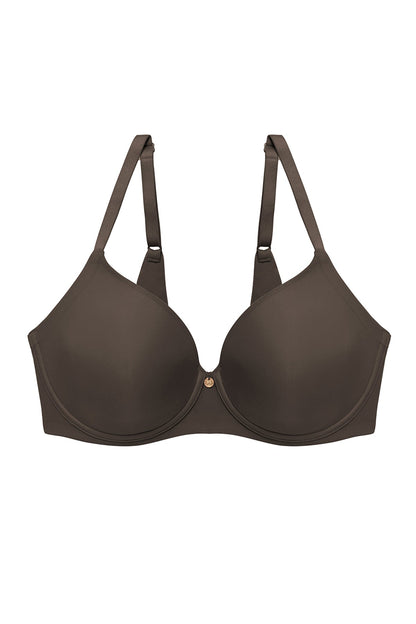 Cloud Comfort Back Smoothing T-Shirt Bra Dk Grey