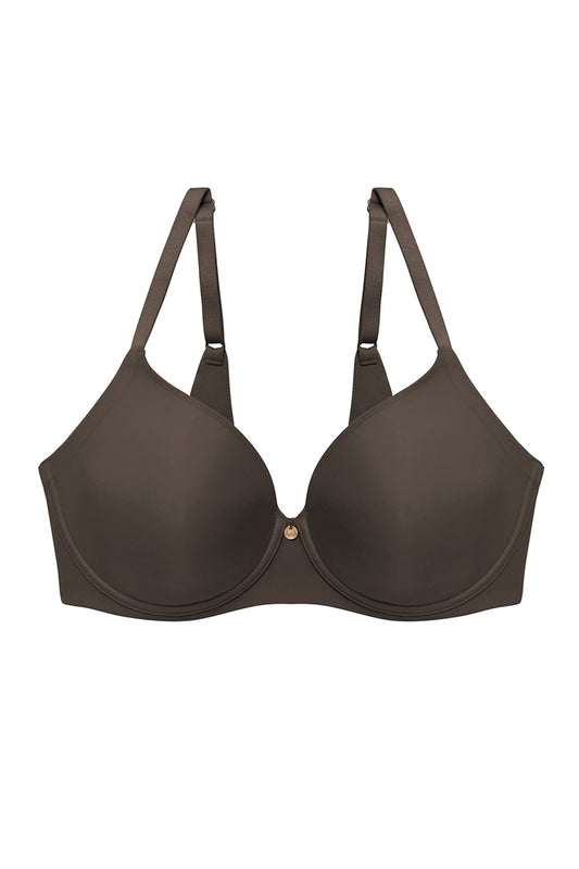 Cloud Comfort Back Smoothing T-Shirt Bra Dk Grey