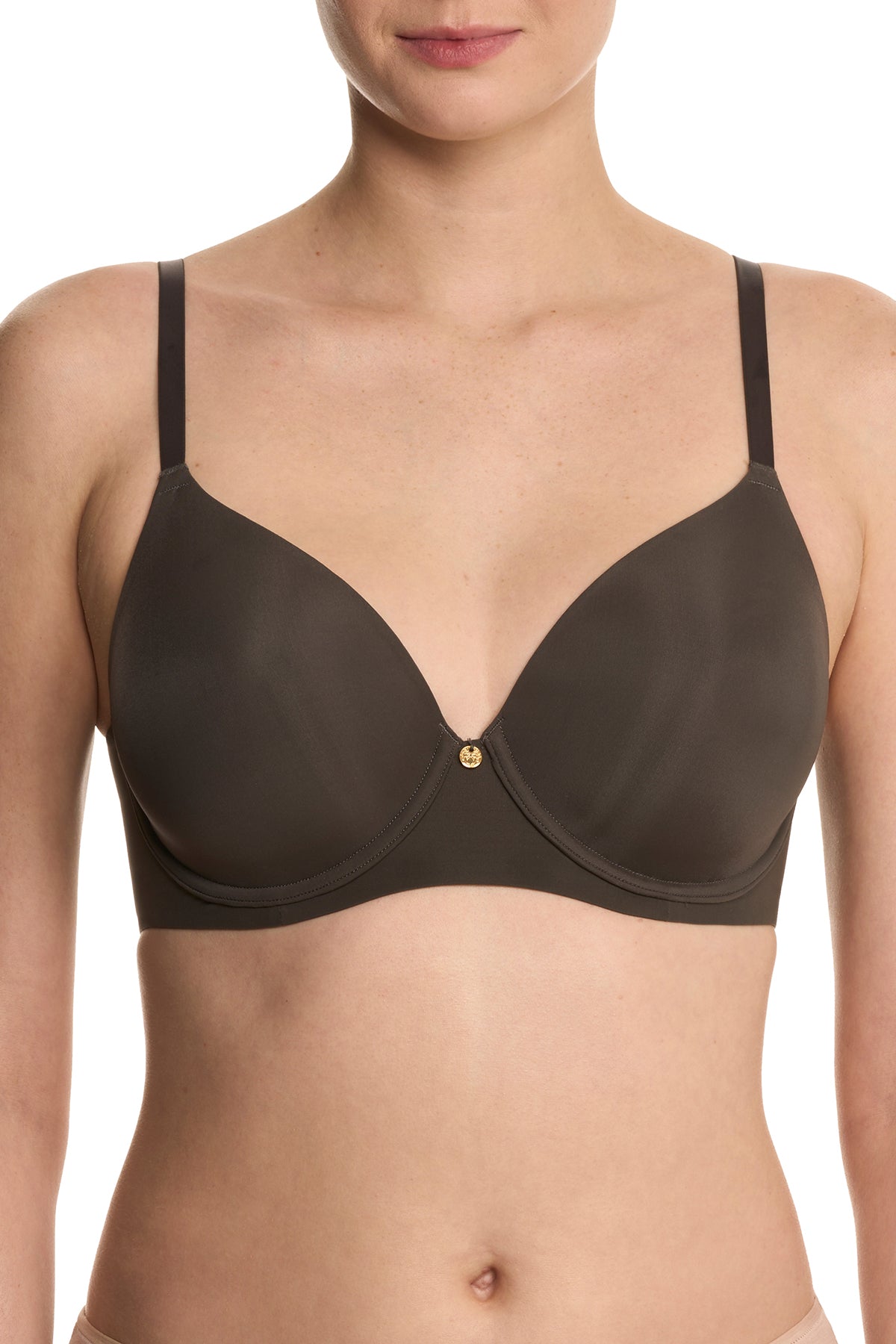 Cloud Comfort Back Smoothing T-Shirt Bra Dk Grey
