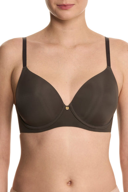 Cloud Comfort Back Smoothing T-Shirt Bra Dk Grey