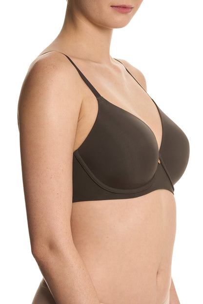 Cloud Comfort Back Smoothing T-Shirt Bra Dk Grey