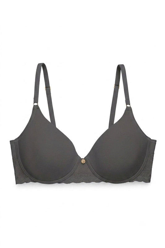 Bliss Perfection Contour Underwire Bra Coal