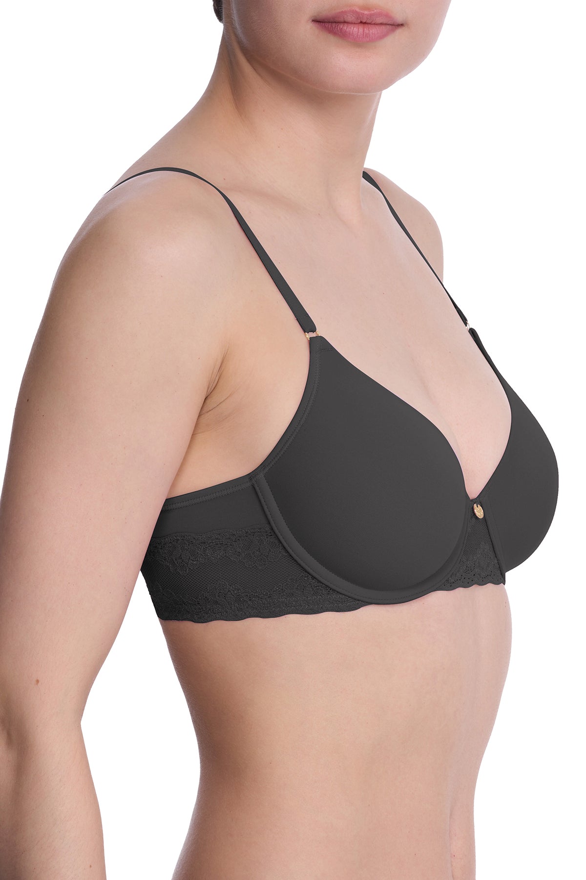 Bliss Perfection Contour Underwire Bra Coal