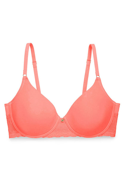 Bliss Perfection Contour Underwire Bra Neon Coral