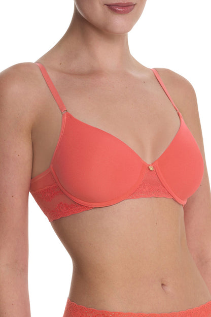 Bliss Perfection Contour Underwire Bra Neon Coral