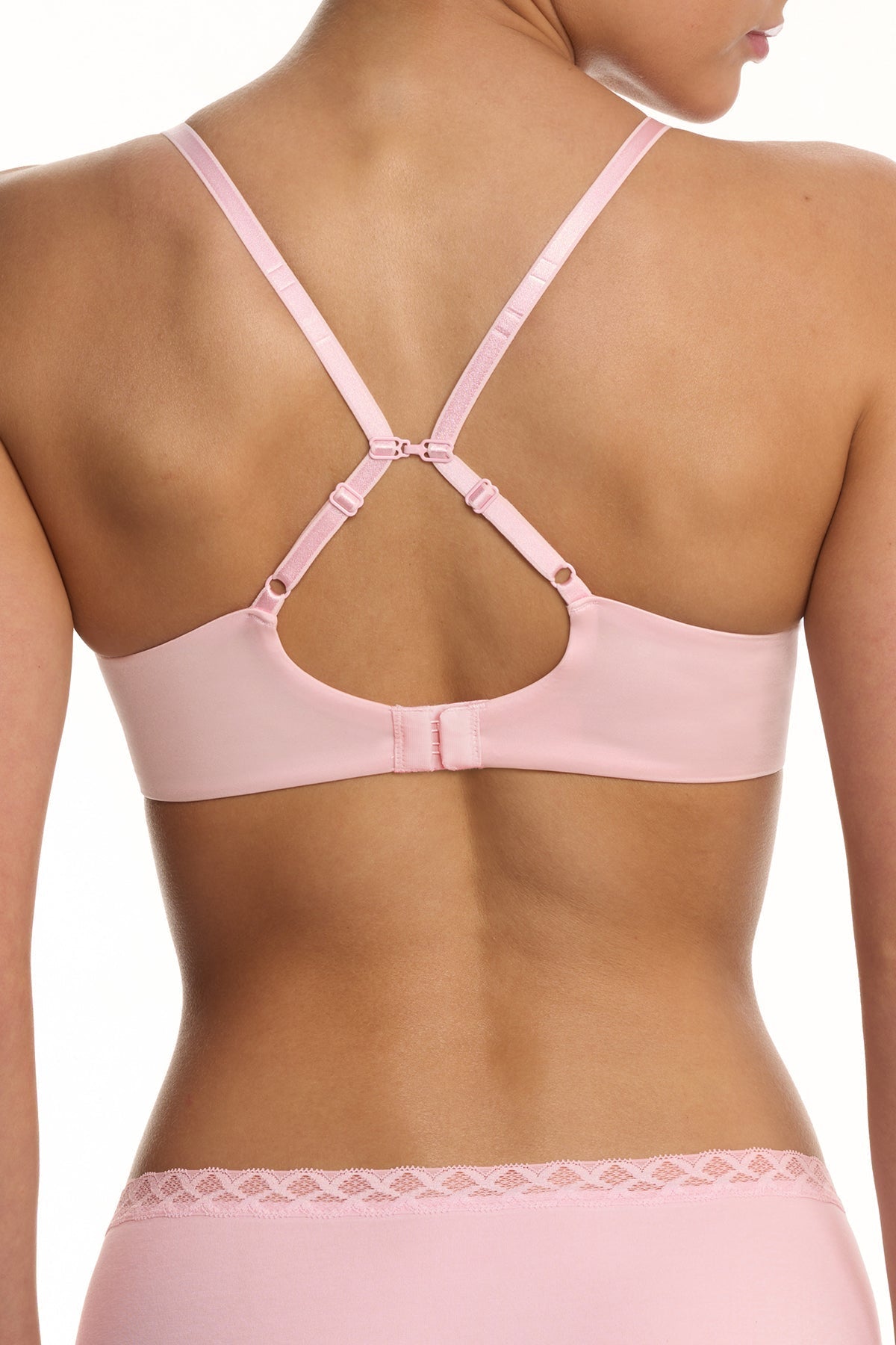Natori EverFit Seamless Convertible T-Shirt Bra Delicate Rose