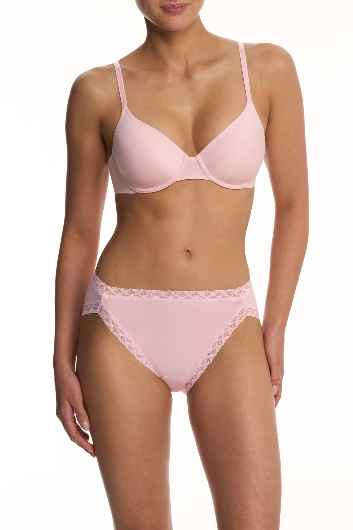 Natori EverFit Seamless Convertible T-Shirt Bra Delicate Rose