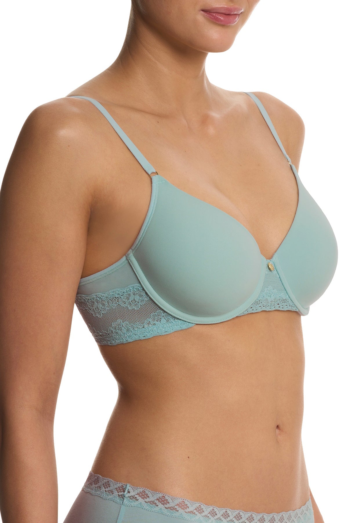 Bliss Perfection Contour Underwire Bra Blue Meadow