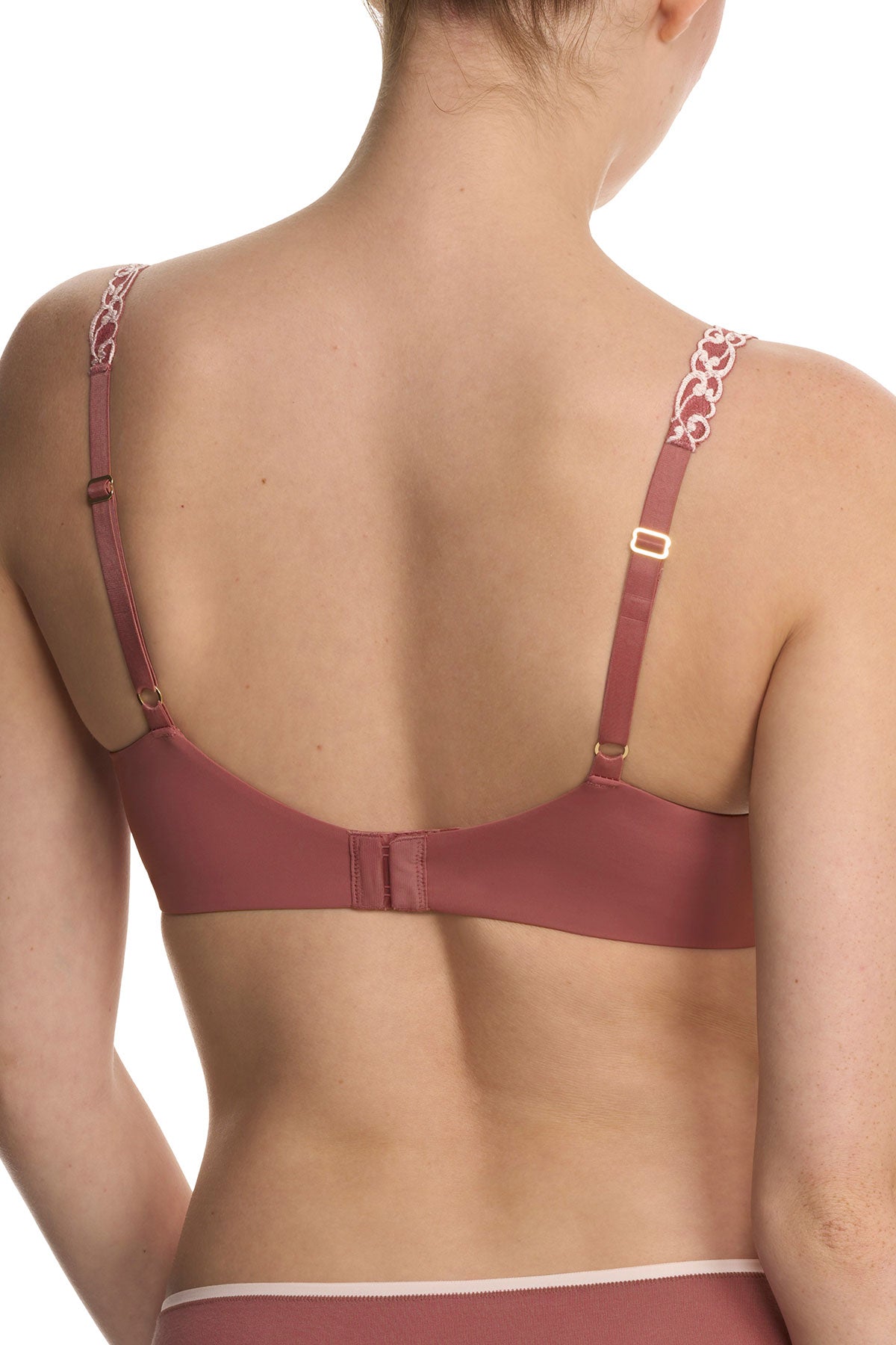 Pure Luxe Custom Coverage Contour Underwire Bra Nostalgia Rose/Peach Whip