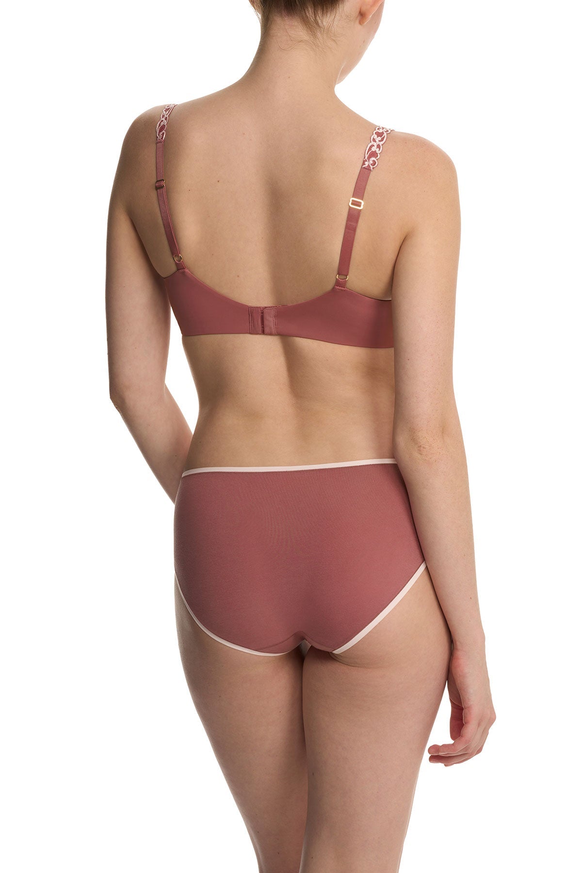 Pure Luxe Custom Coverage Contour Underwire Bra Nostalgia Rose/Peach Whip