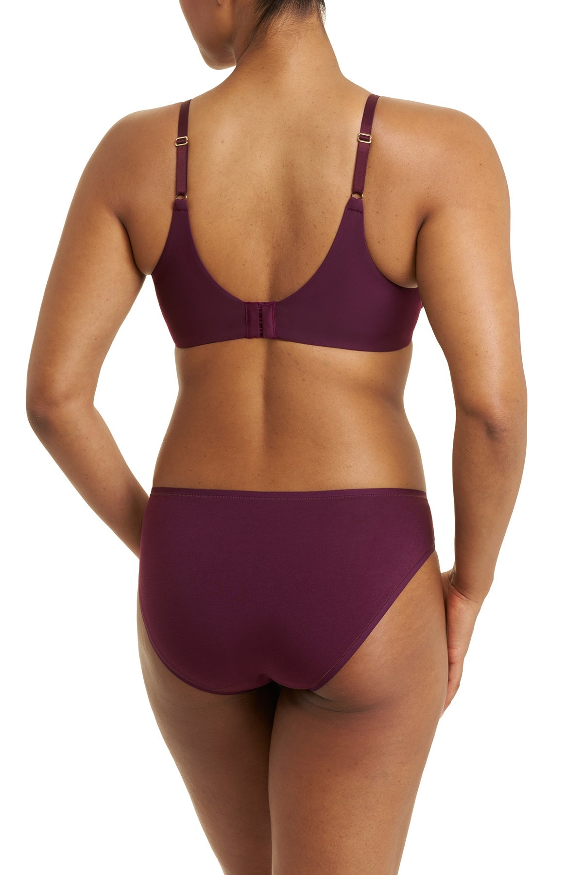 Cloud Comfort Back Smoothing T-Shirt Bra Pinot Noir