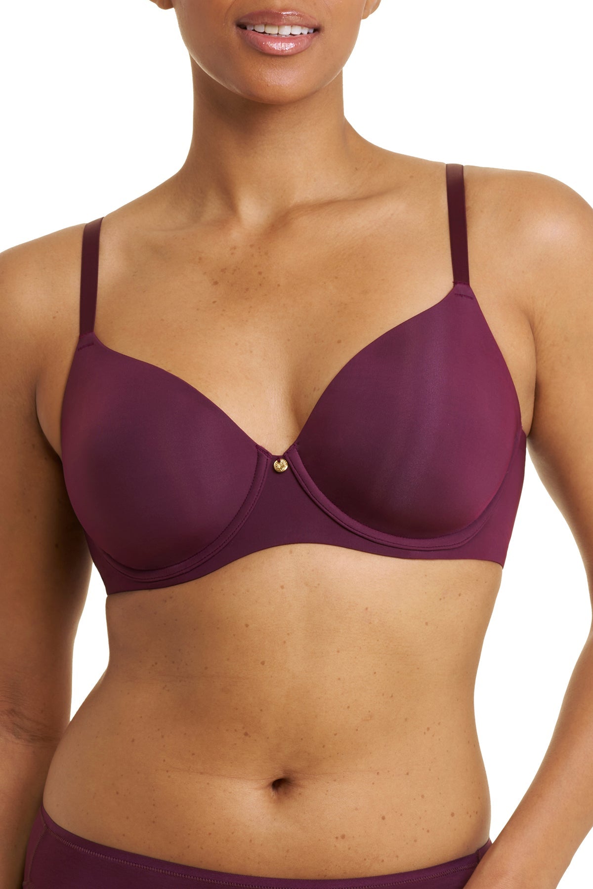 Cloud Comfort Back Smoothing T-Shirt Bra Pinot Noir