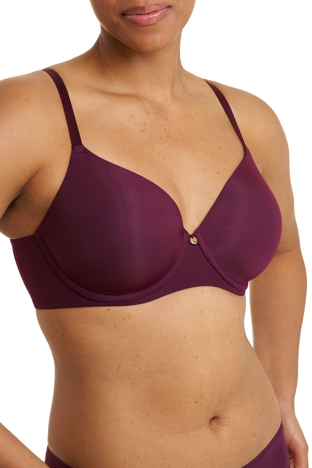 Cloud Comfort Back Smoothing T-Shirt Bra Pinot Noir
