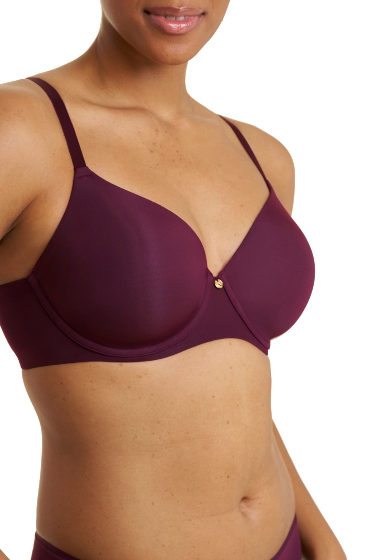 Cloud Comfort Back Smoothing T-Shirt Bra Pinot Noir