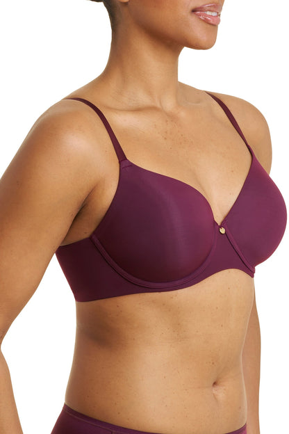 Cloud Comfort Back Smoothing T-Shirt Bra Pinot Noir